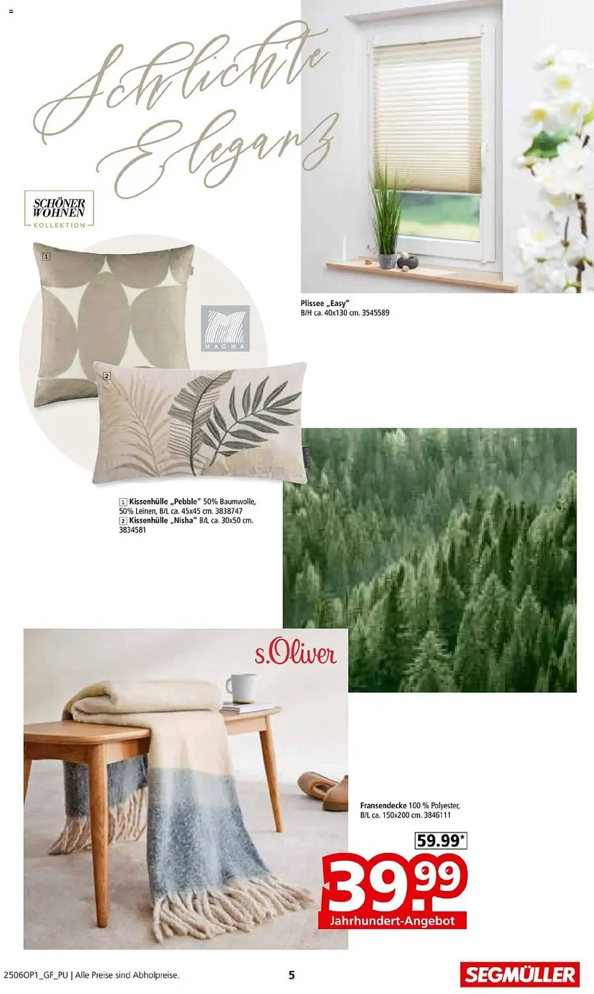 Segmüller Prospekt von 31. Mai bis 30. August 2025 - Prospekt seite 5