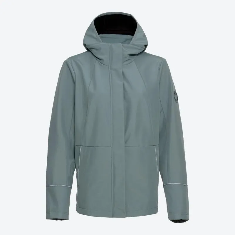 Damen-Softshelljacke mit Kapuze