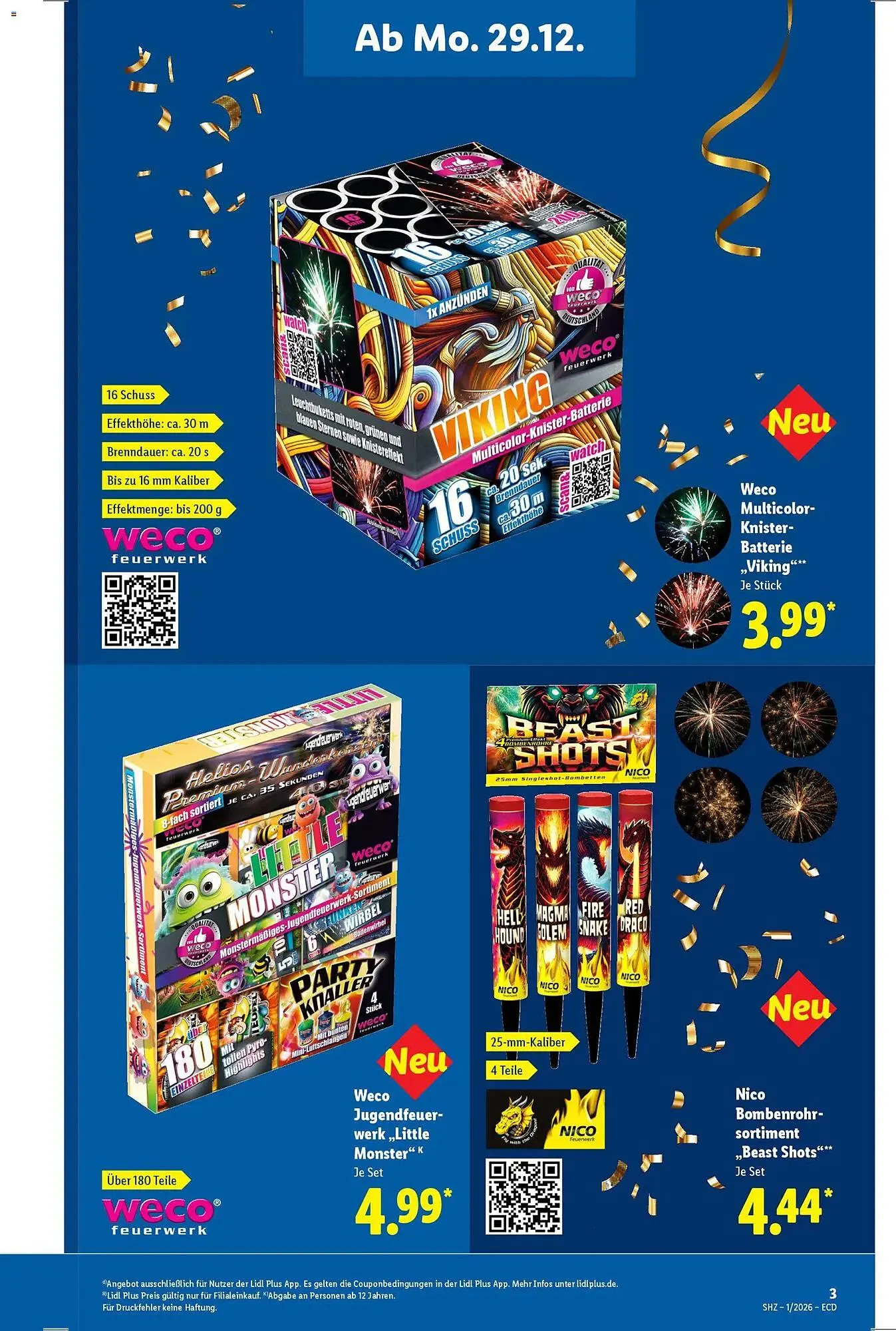 Lidl Prospekt von 29. Dezember bis 31. Dezember 2025 - Prospekt seite 3