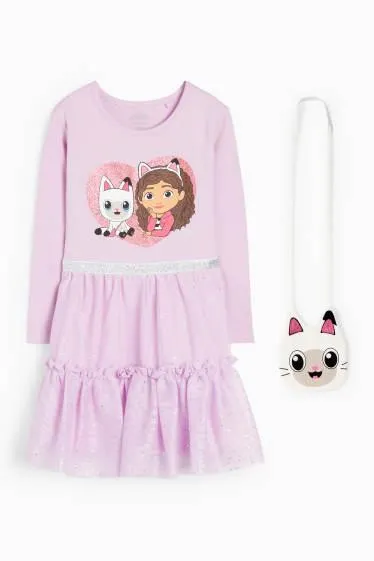Gabby's Dollhouse - set - dress and bag - 2 piece