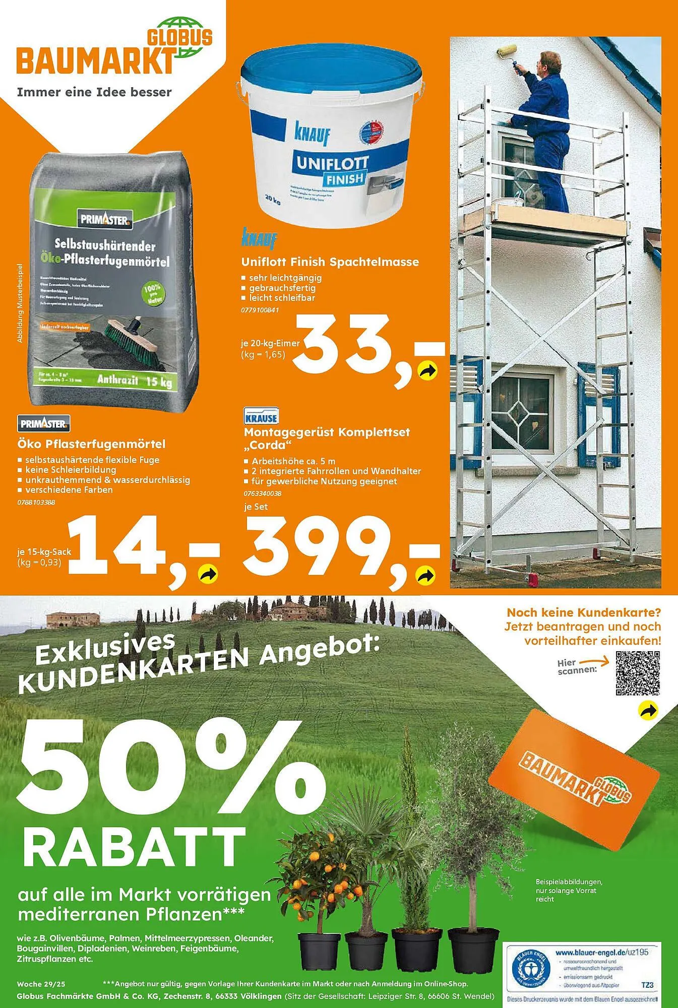 Globus Baumarkt Prospekt von 13. Juli bis 19. Juli 2025 - Prospekt seite 16
