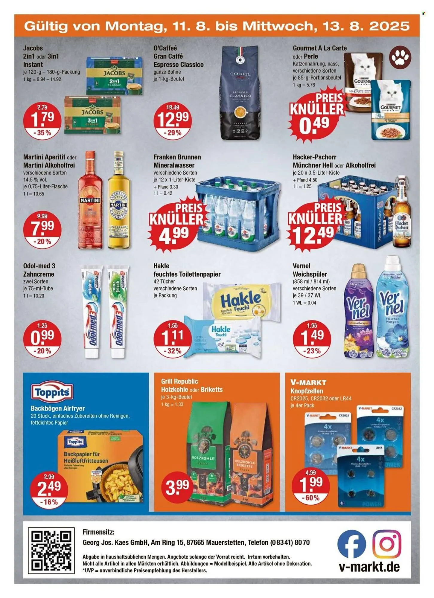 V Markt Prospekt von 7. August bis 13. August 2025 - Prospekt seite 20