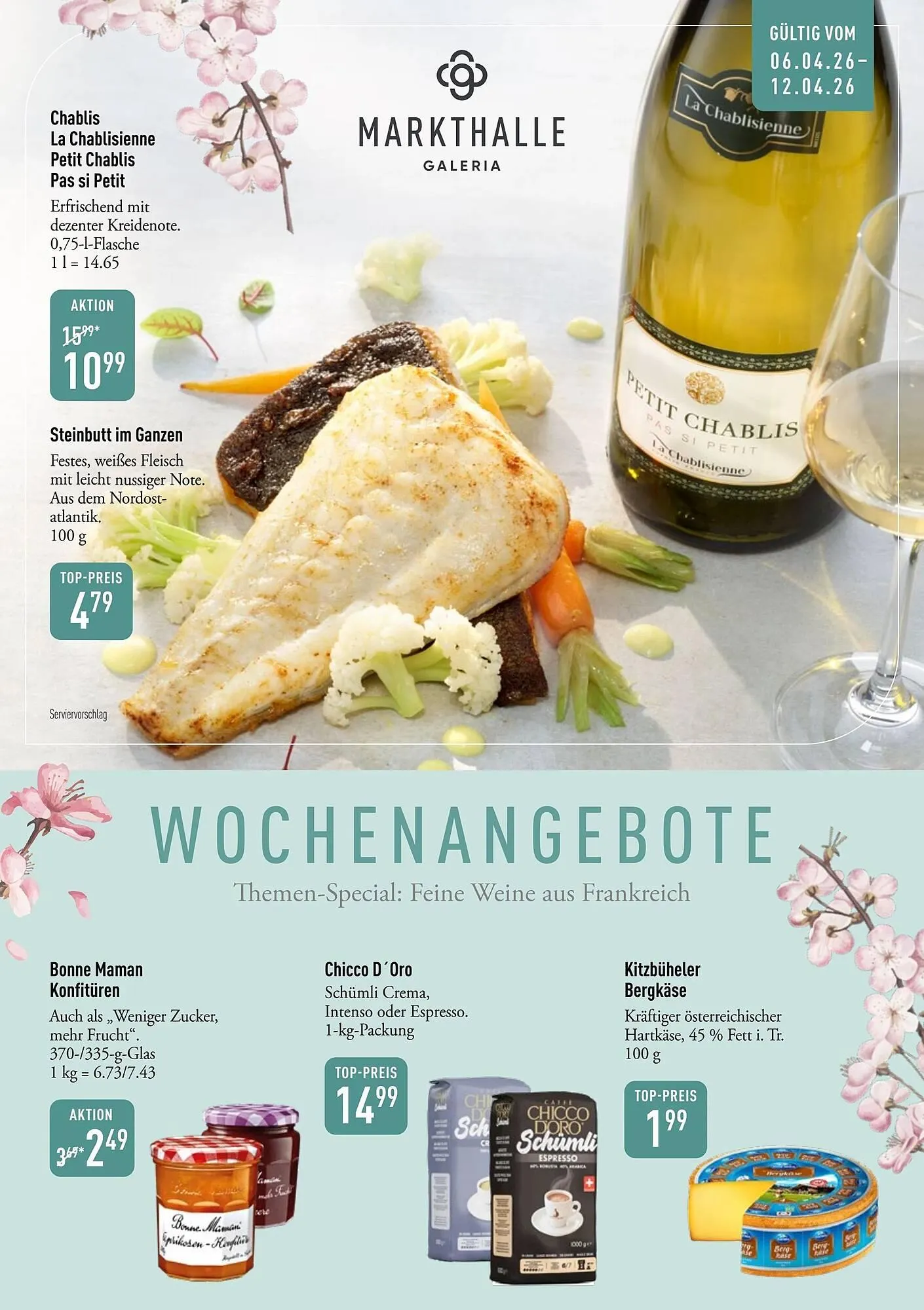 Galeria Markthalle Prospekt von 6. April bis 12. April 2026 - Prospekt seite 1