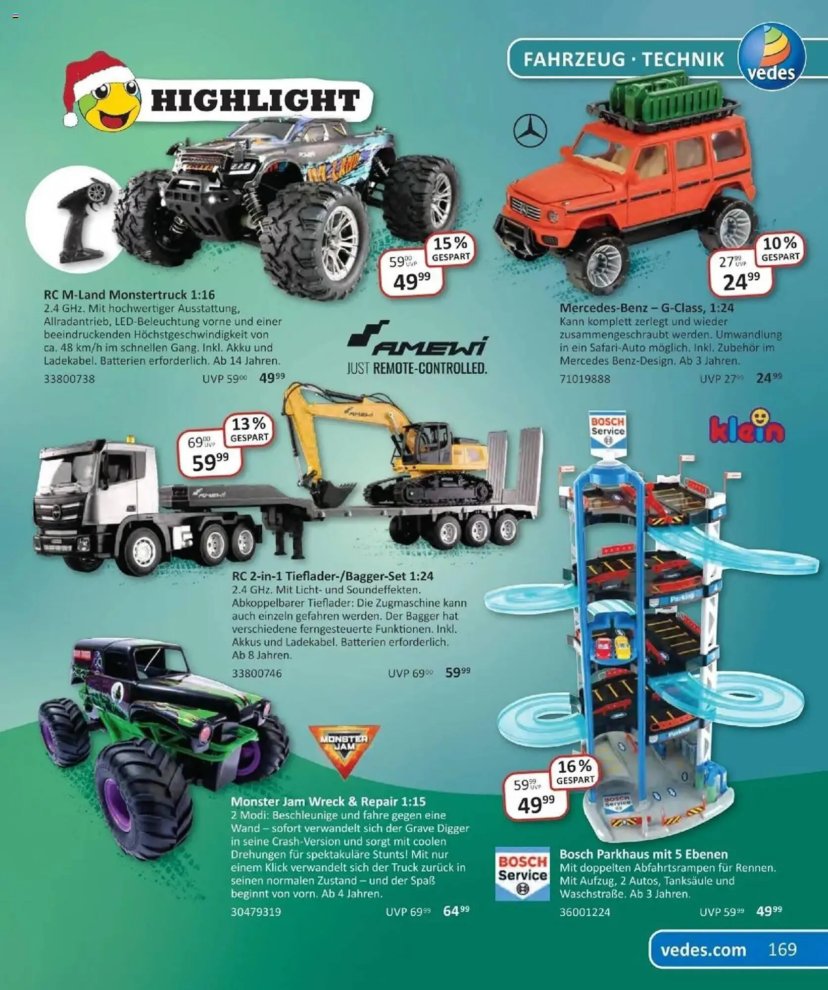 Vedes Prospekt von 29. September bis 6. Januar 2026 - Prospekt seite 169