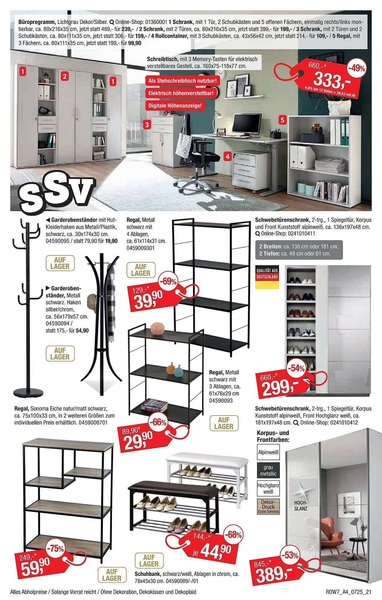 Opti Wohnwelt Prospekt von 26. Juni bis 13. Juli 2025 - Prospekt seite 21