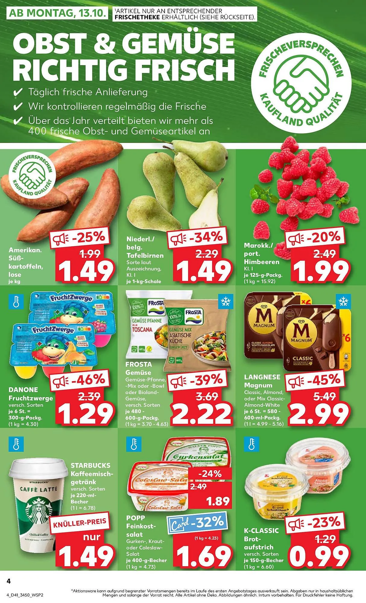 Kaufland Prospekt von 12. Oktober bis 15. Oktober 2025 - Prospekt seite 4