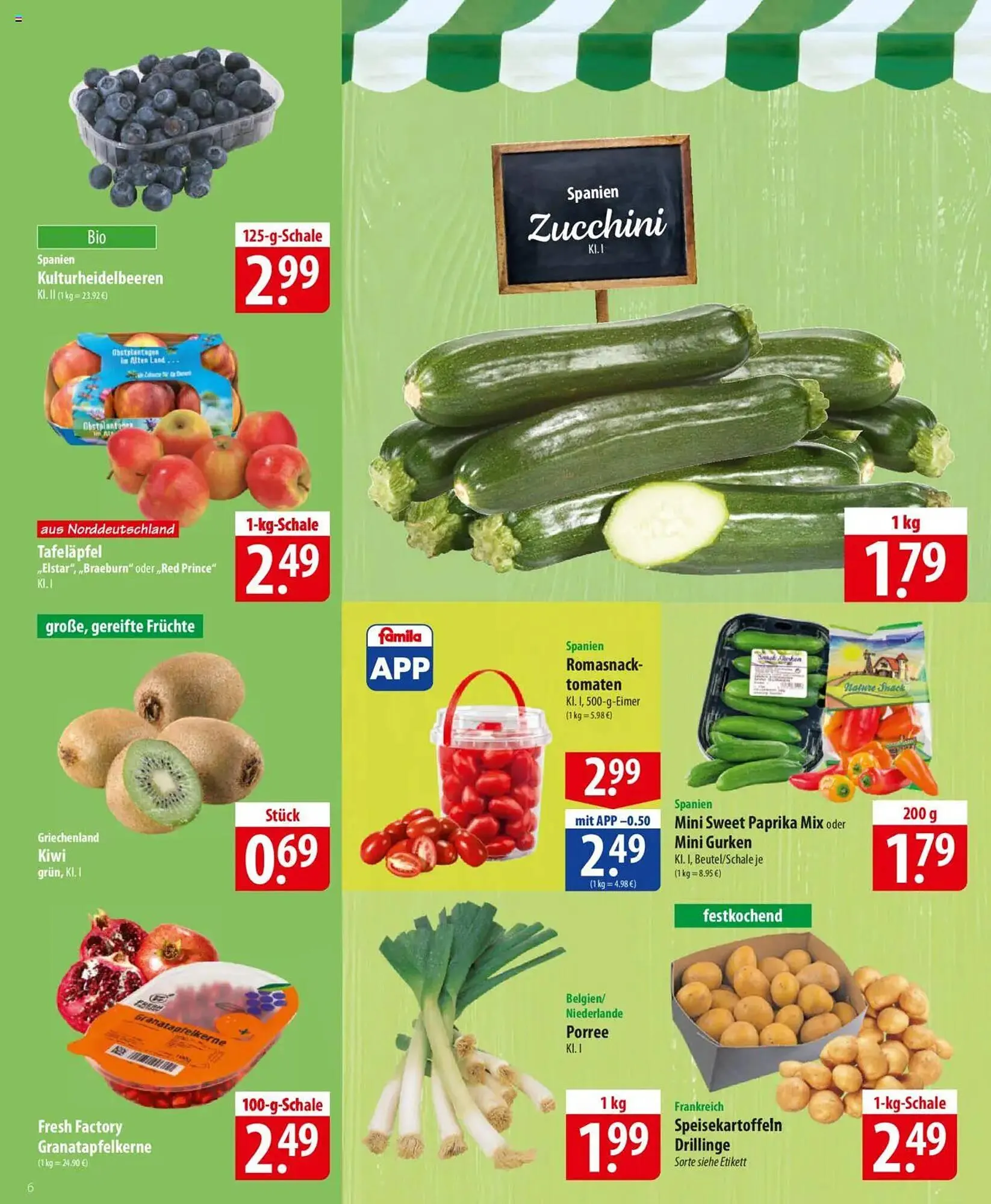 Famila Nord Ost Prospekt von 22. April bis 26. April 2025 - Prospekt seite 6