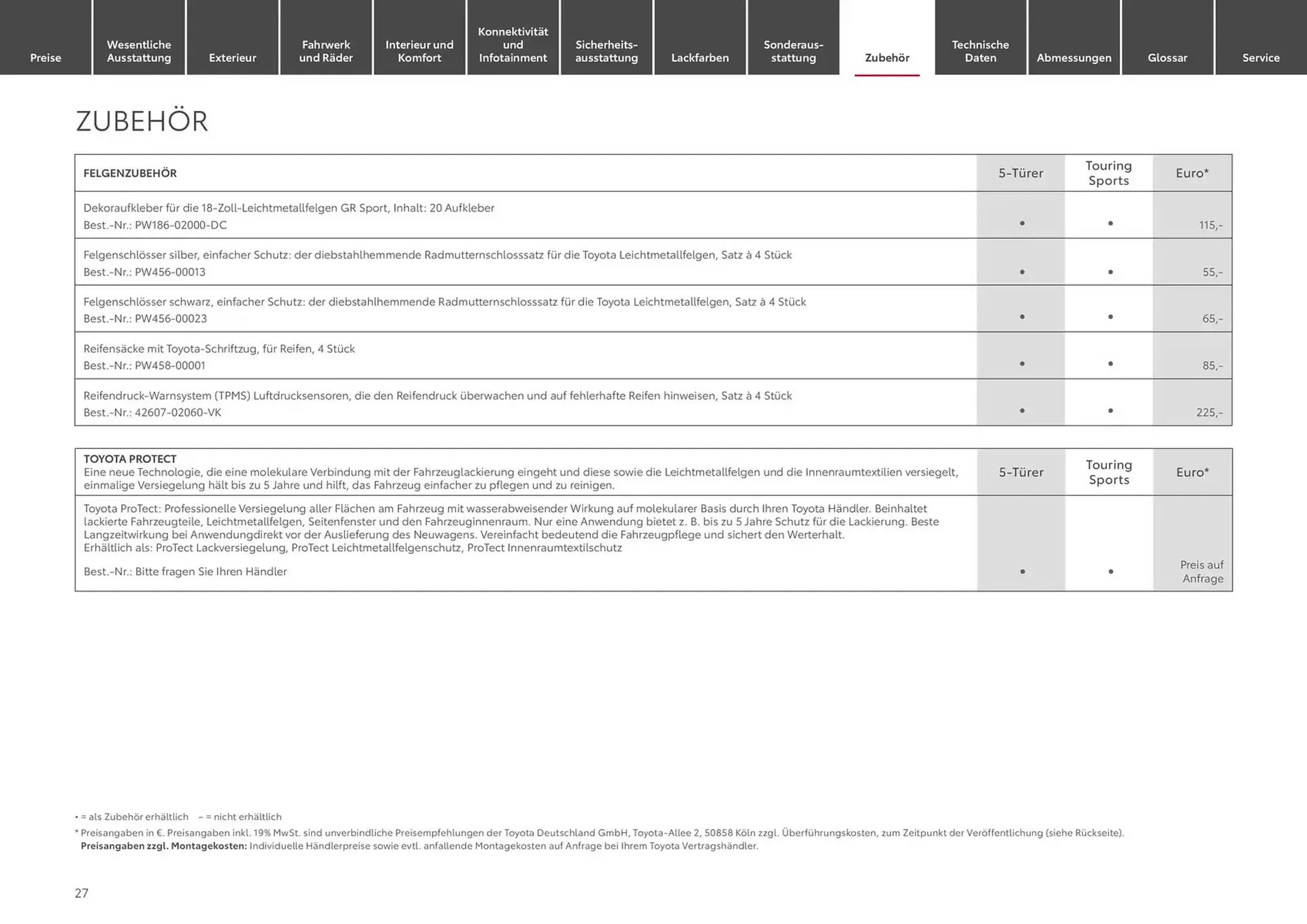 Toyota Prospekt von 24. Januar bis 24. Januar 2026 - Prospekt seite 27