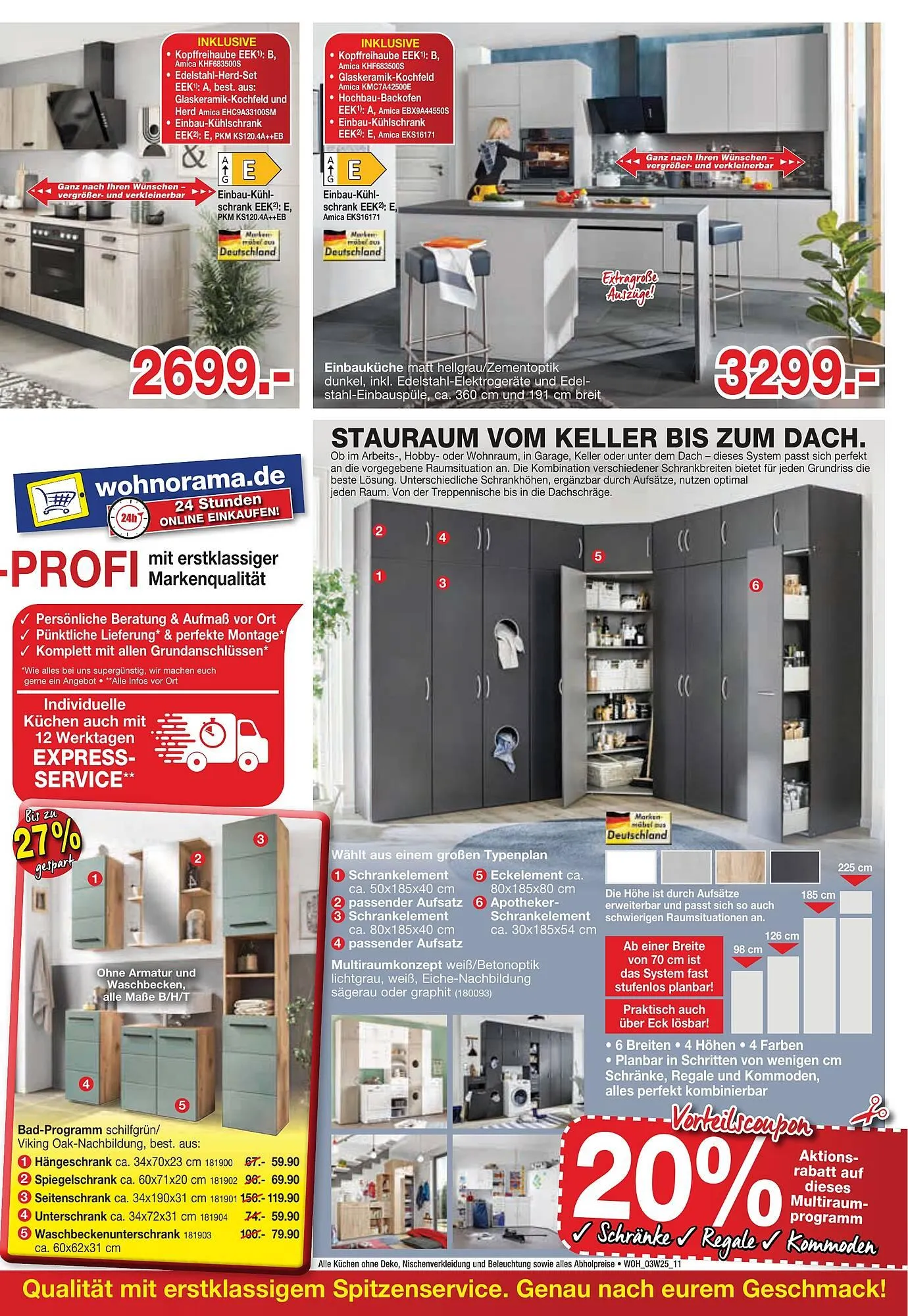 Wohnorama Prospekt von 26. März bis 28. März 2025 - Prospekt seite 11
