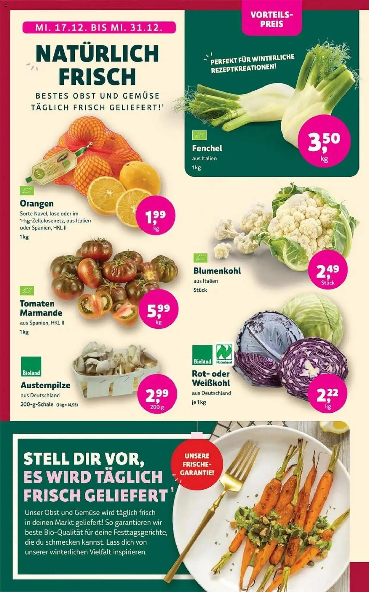 Biomarkt Prospekt von 17. Dezember bis 31. Dezember 2025 - Prospekt seite 2