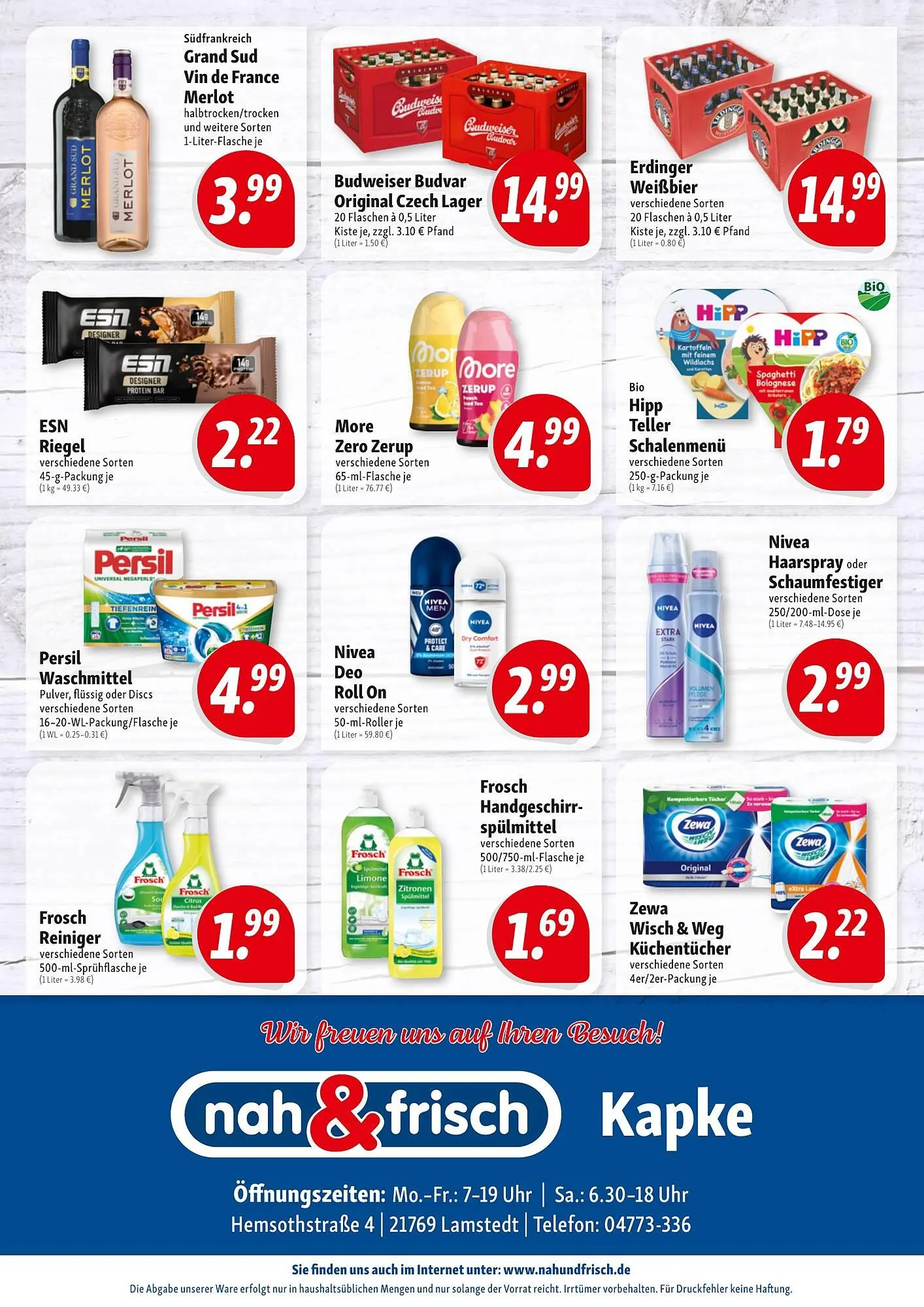 Nah & Frisch Prospekt von 7. April bis 11. April 2026 - Prospekt seite 12