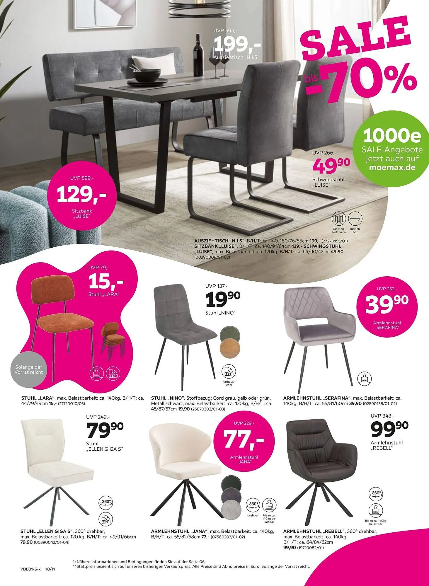 Mömax Prospekt von 7. Januar bis 17. Januar 2026 - Prospekt seite 10