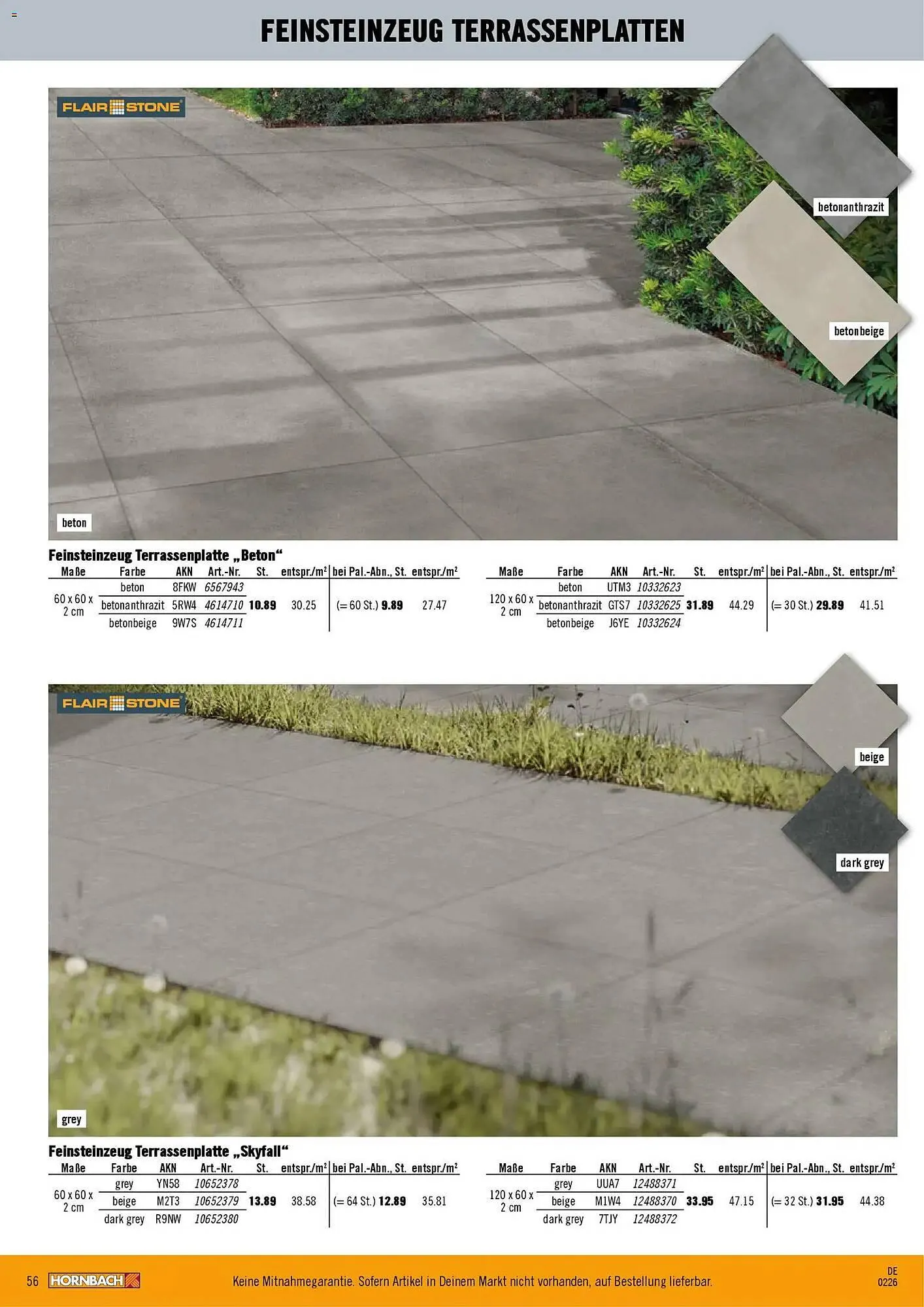 Hornbach Prospekt von 12. Februar bis 31. Dezember 2026 - Prospekt seite 56