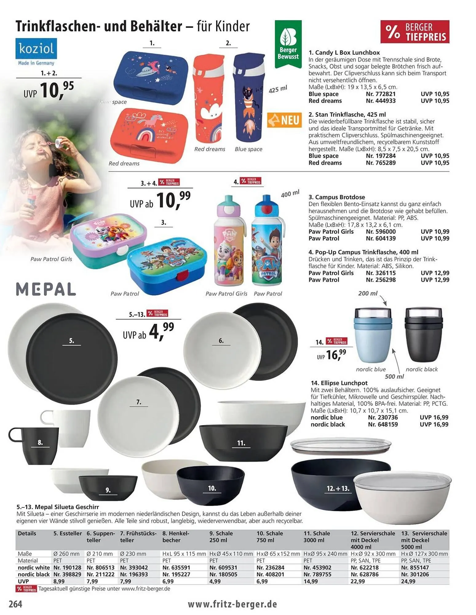 Fritz Berger Prospekt von 27. Mai bis 31. Dezember 2025 - Prospekt seite 264