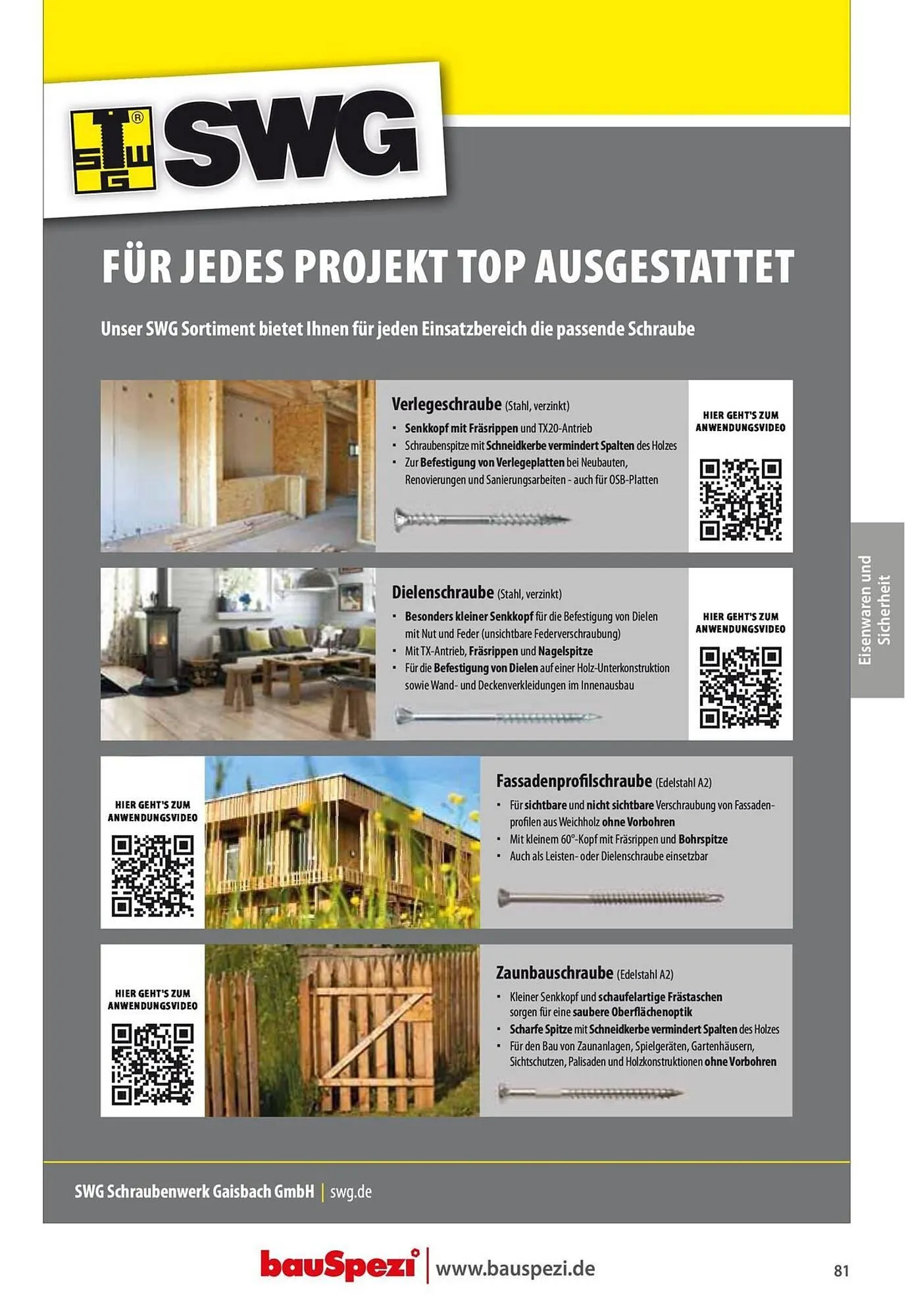 BauSpezi Prospekt von 15. April bis 31. Dezember 2026 - Prospekt seite 83