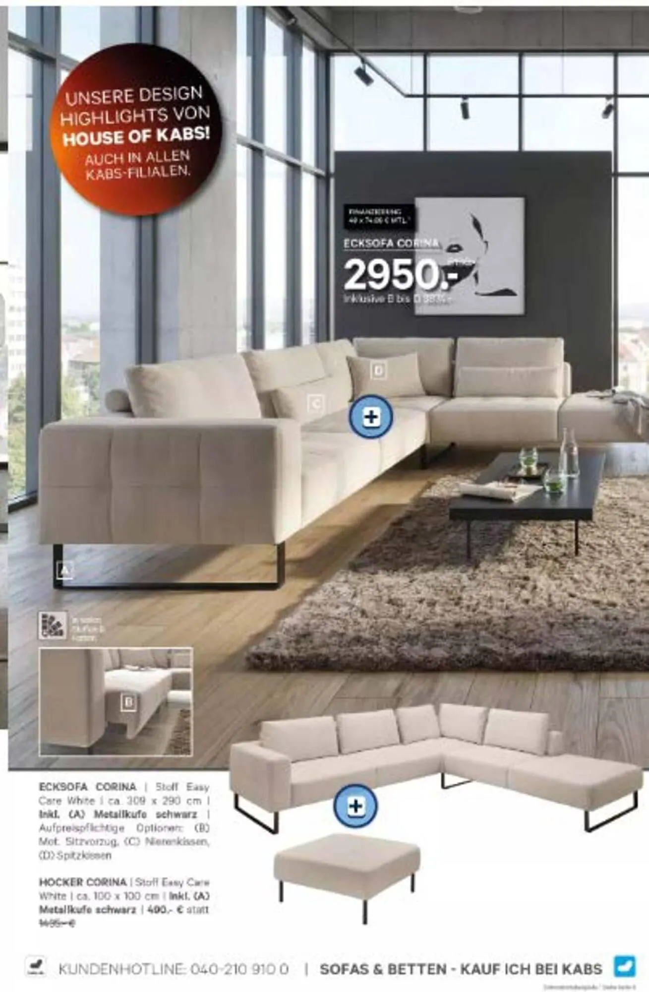 Kabs Polsterwelt Prospekt von 29. Dezember bis 30. Januar 2026 - Prospekt seite 21