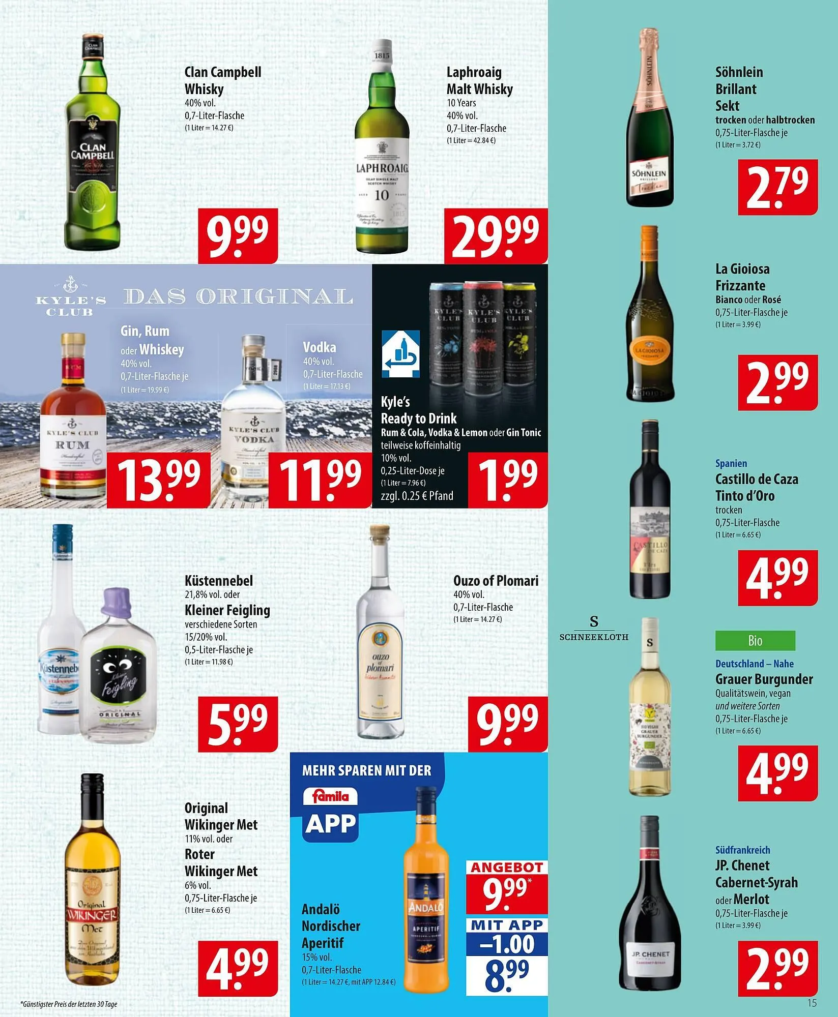 Famila Nord Ost Prospekt von 26. Januar bis 31. Januar 2026 - Prospekt seite 15