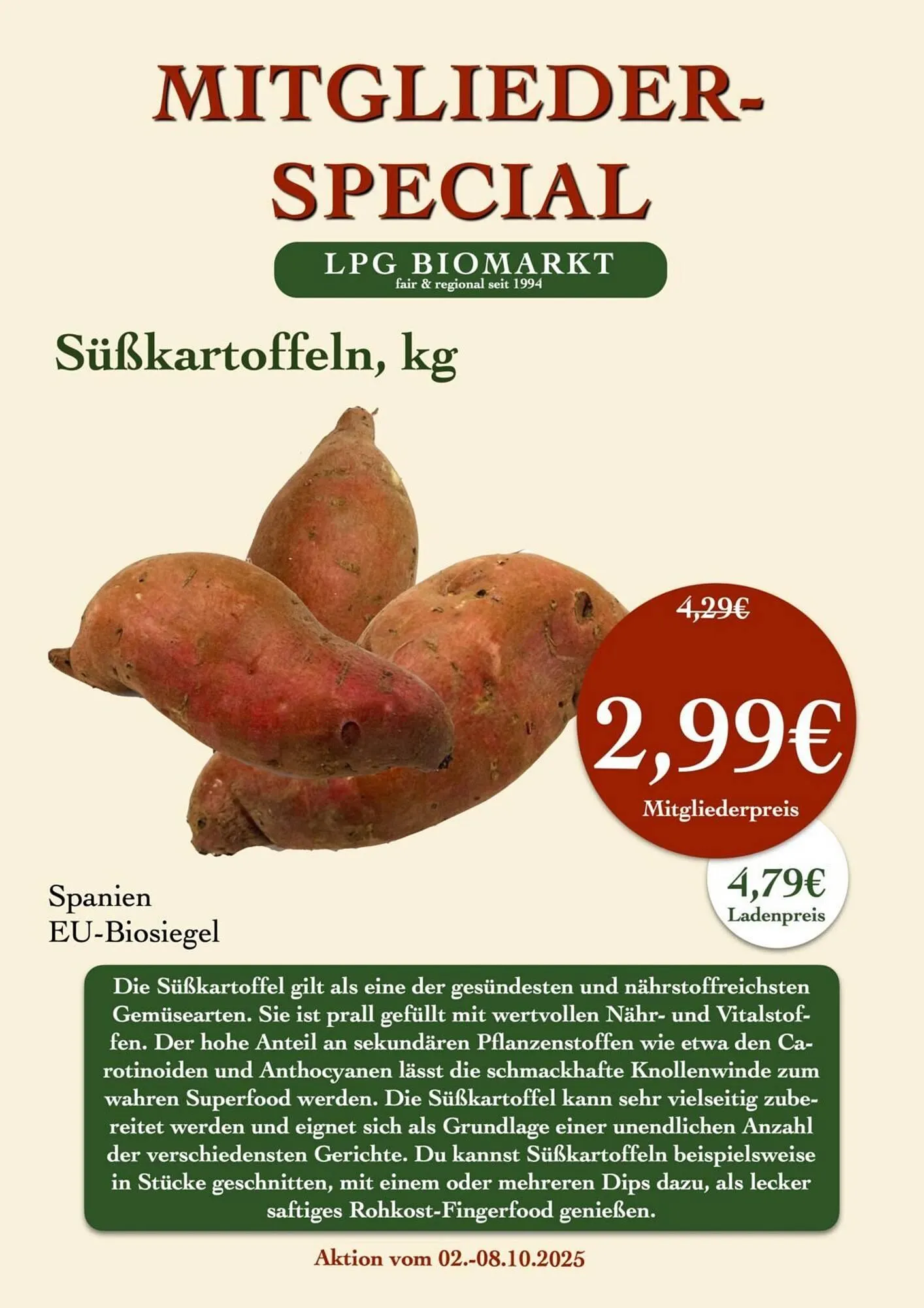 LPG Biomarkt Prospekt von 2. Oktober bis 8. Oktober 2025 - Prospekt seite 18