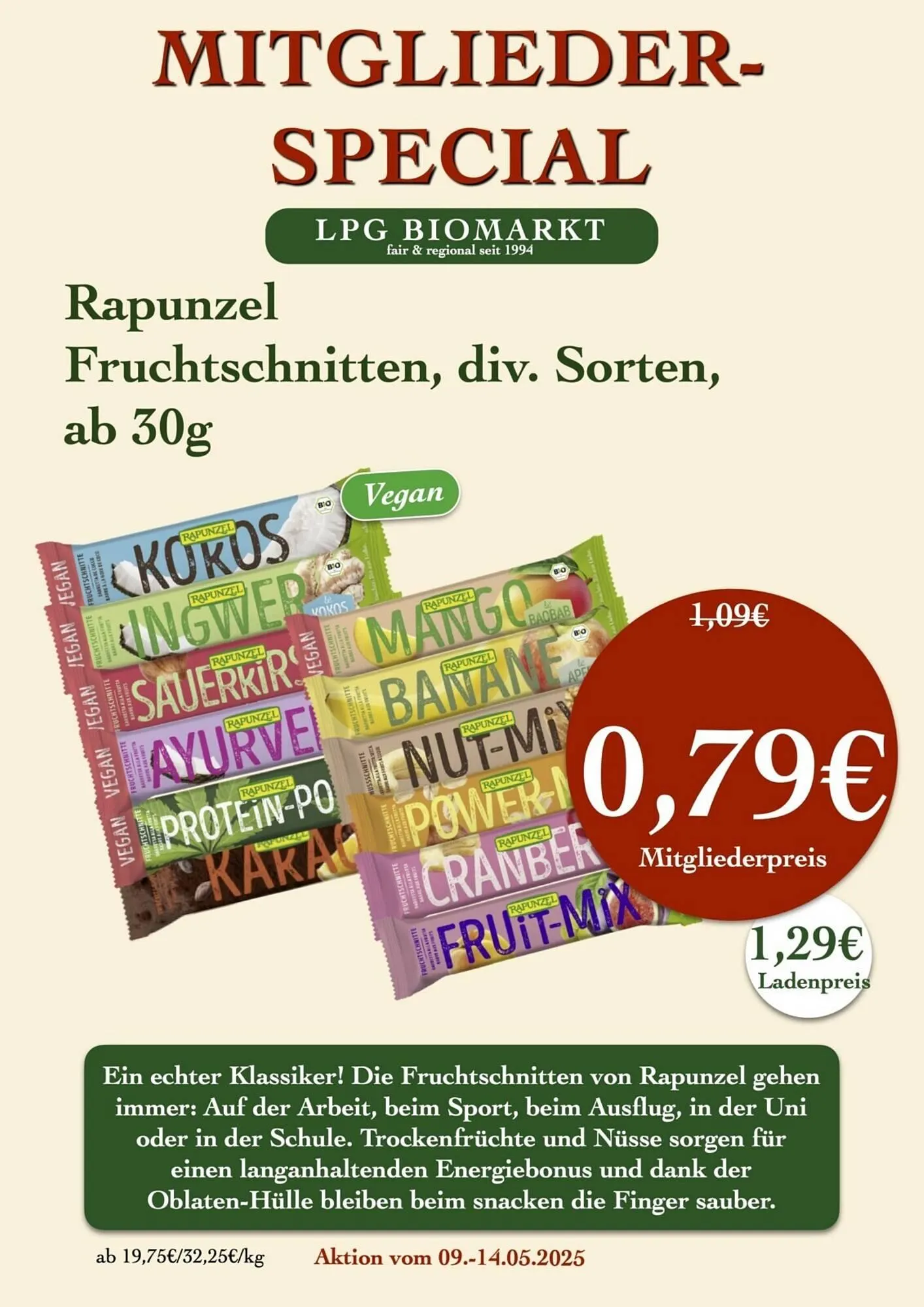 LPG Biomarkt Prospekt von 9. Mai bis 14. Mai 2025 - Prospekt seite 16