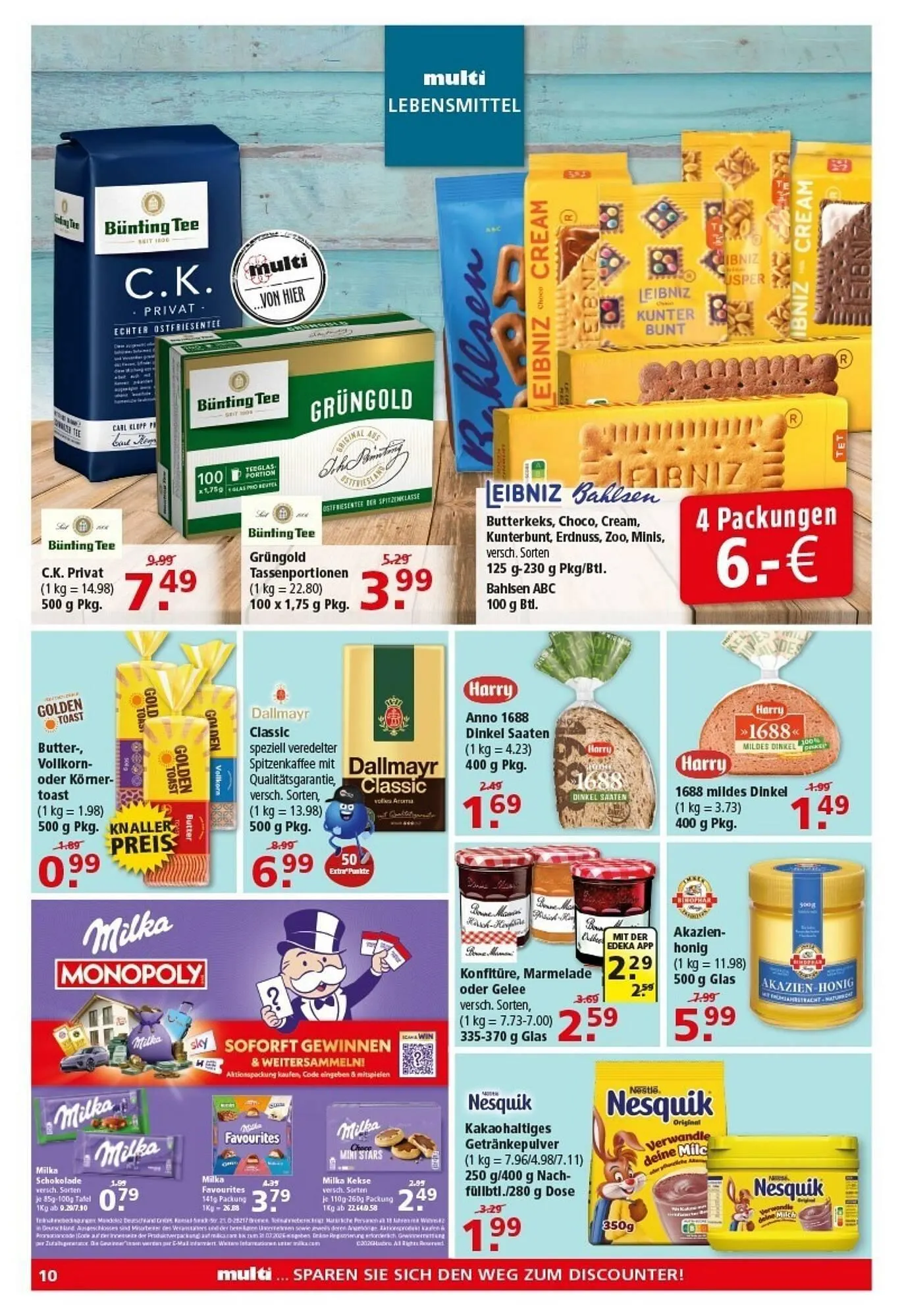 Multi Markt Prospekt von 13. April bis 18. April 2026 - Prospekt seite 10