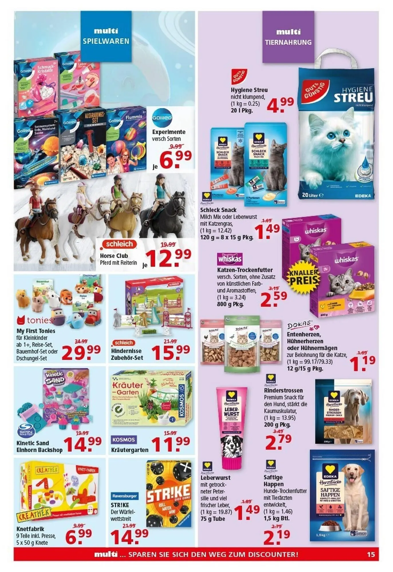 Multi Markt Prospekt von 13. April bis 18. April 2026 - Prospekt seite 15
