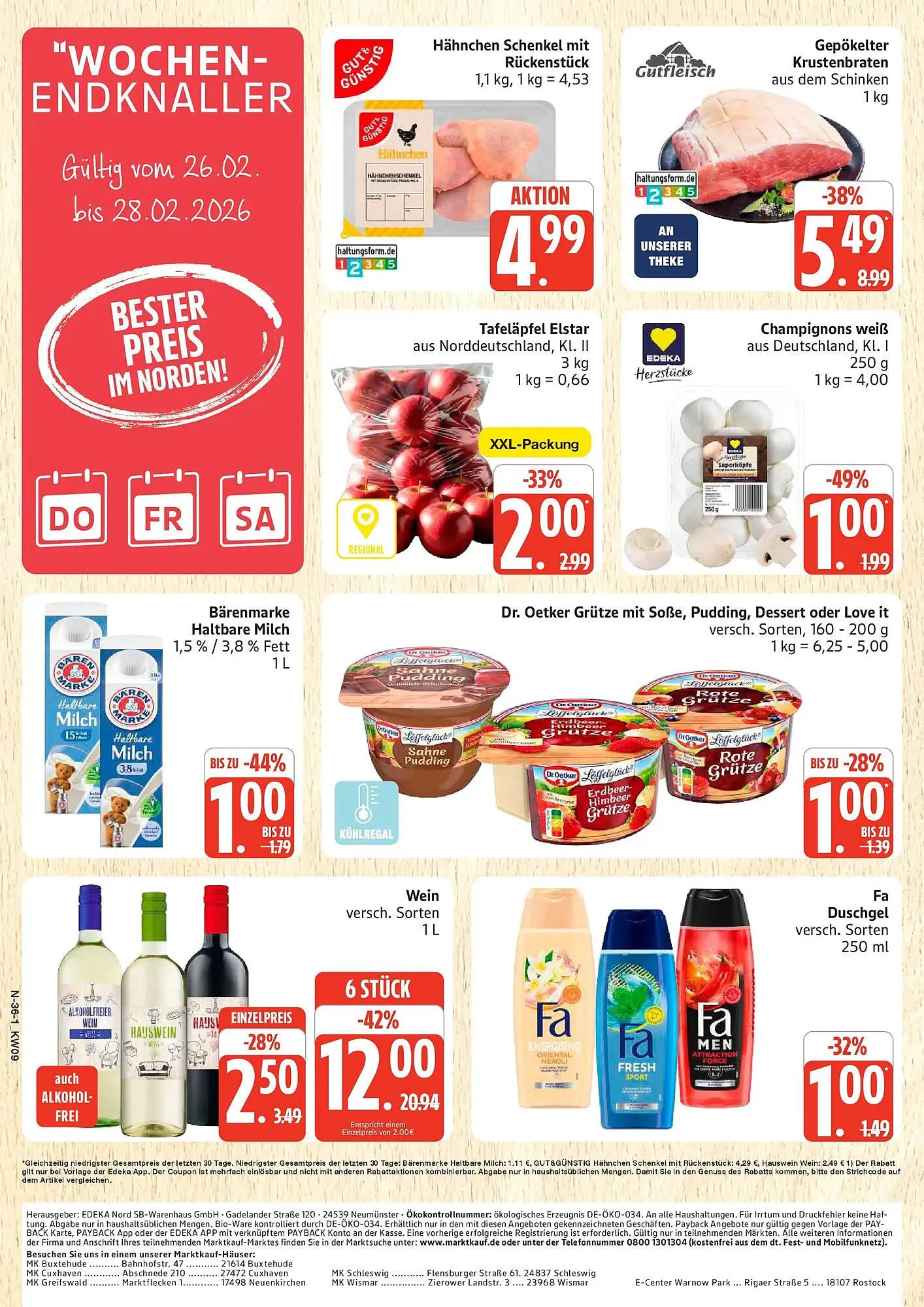 Marktkauf Prospekt von 22. Februar bis 28. Februar 2026 - Prospekt seite 36