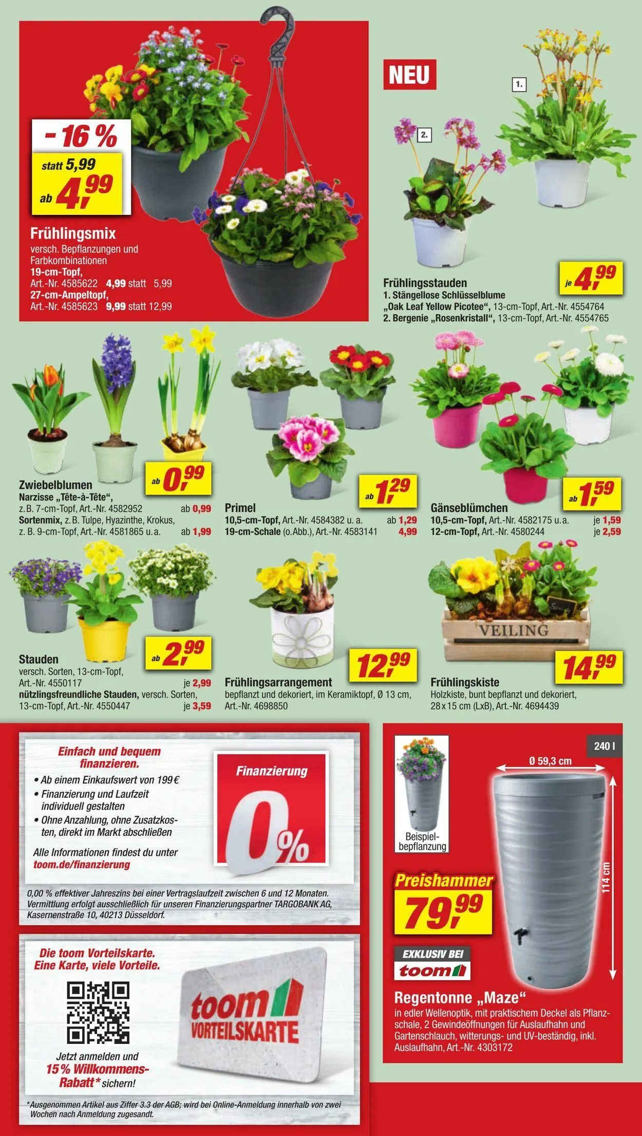 toom Baumarkt Aktueller Prospekt von 17. März bis 31. März 2025 - Prospekt seite 2