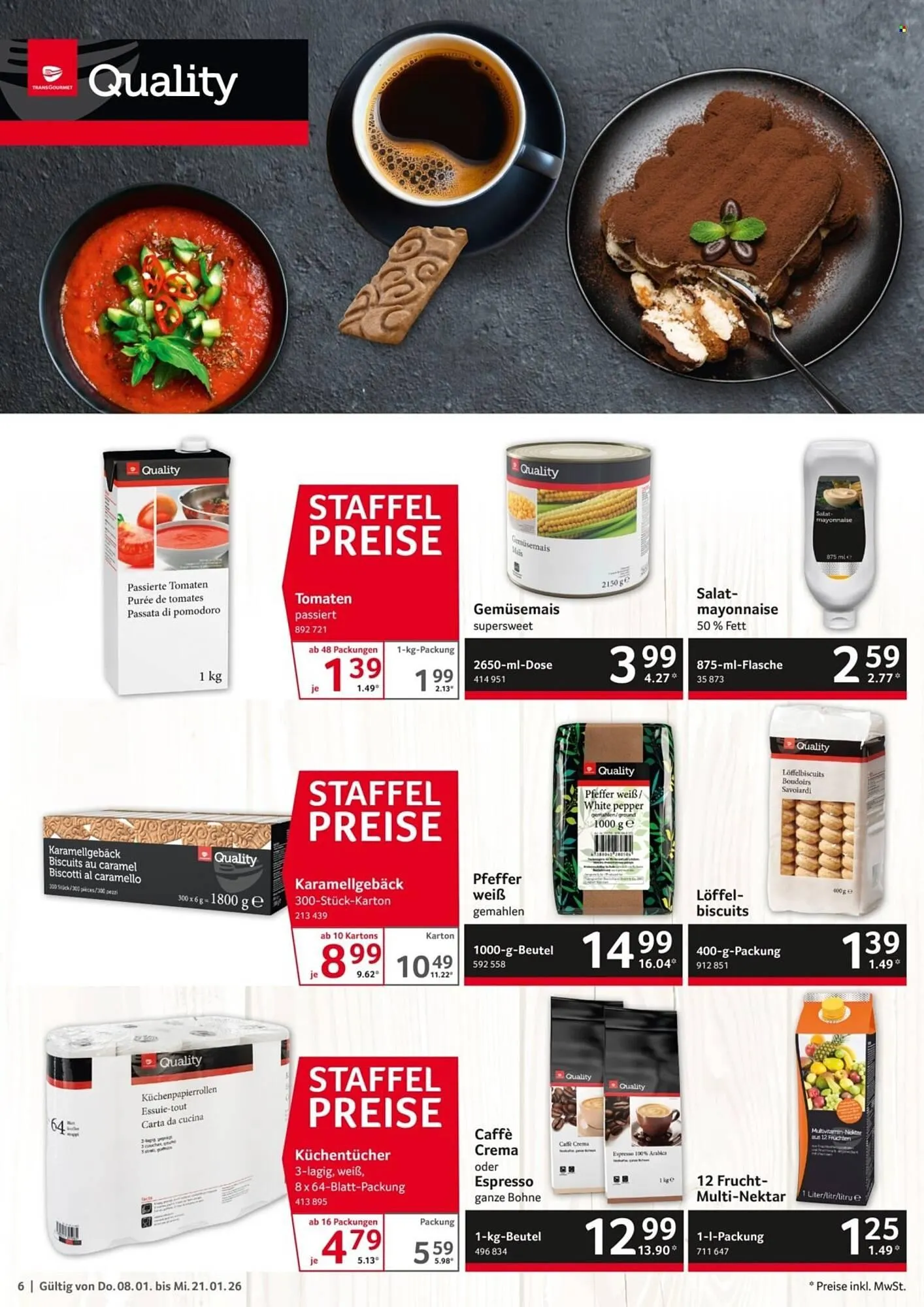 Selgros Prospekt von 8. Januar bis 21. Januar 2026 - Prospekt seite 6