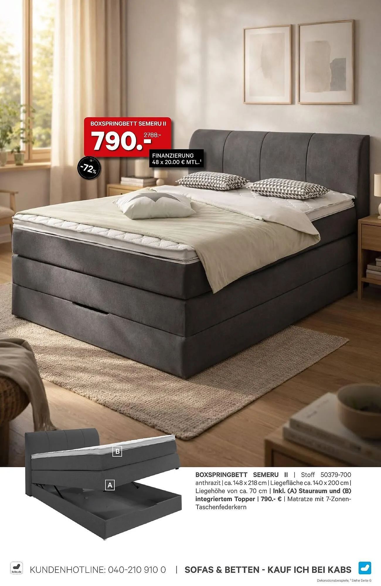 Kabs Polsterwelt Prospekt von 27. Februar bis 25. März 2026 - Prospekt seite 56