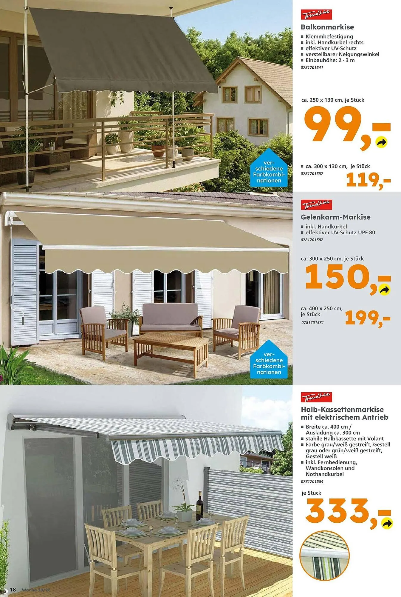 Globus Baumarkt Prospekt von 26. April bis 2. Mai 2026 - Prospekt seite 18