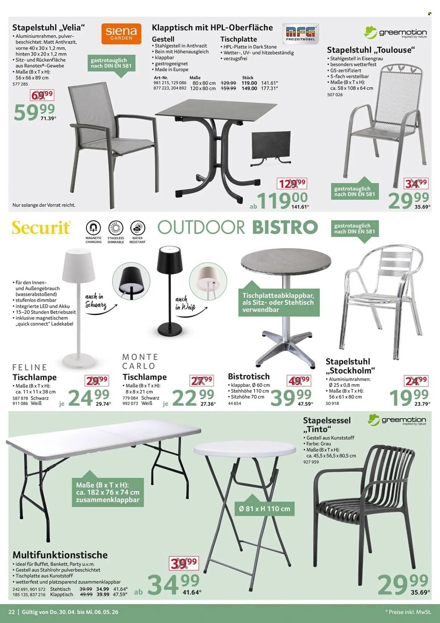 Selgros Prospekt von 30. April bis 6. Mai 2026 - Prospekt seite 22