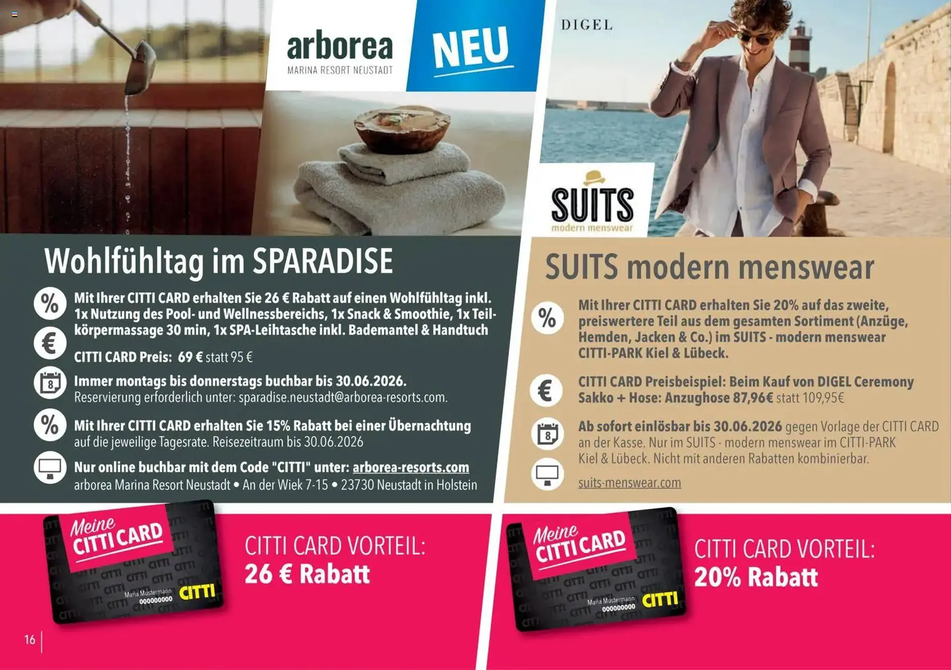 CITTI Markt Prospekt von 20. April bis 19. Juli 2026 - Prospekt seite 16