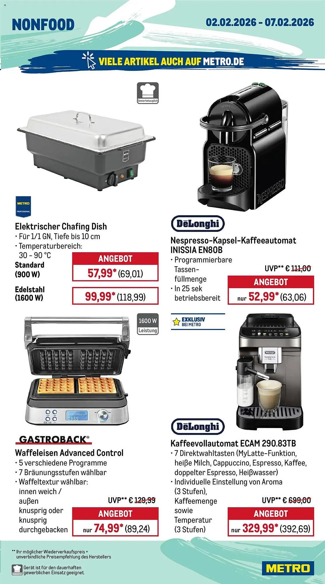 METRO Prospekt von 2. Februar bis 7. Februar 2026 - Prospekt seite 22