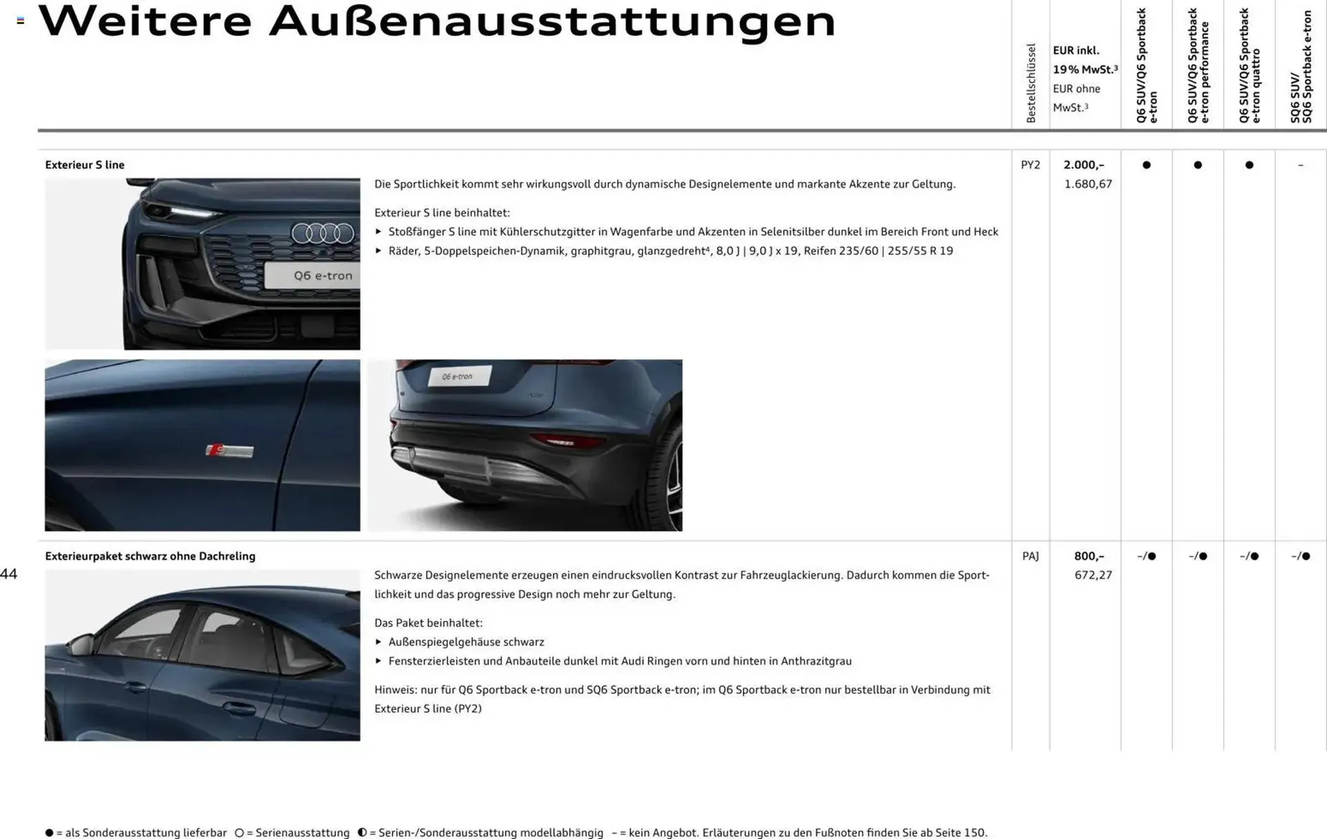 Audi Prospekt von 28. Oktober bis 28. Oktober 2026 - Prospekt seite 44