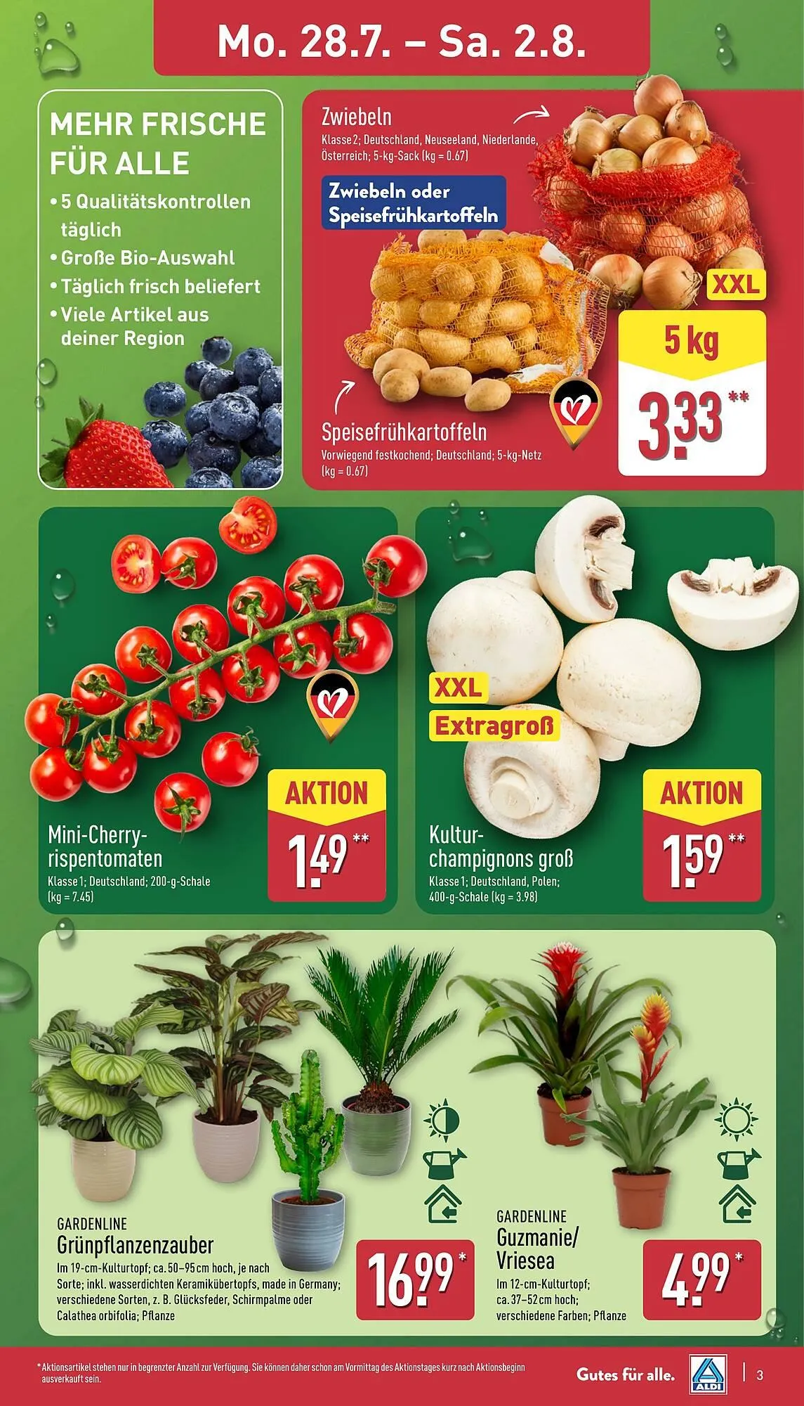 Aldi Nord Prospekt von 28. Juli bis 2. August 2025 - Prospekt seite 3