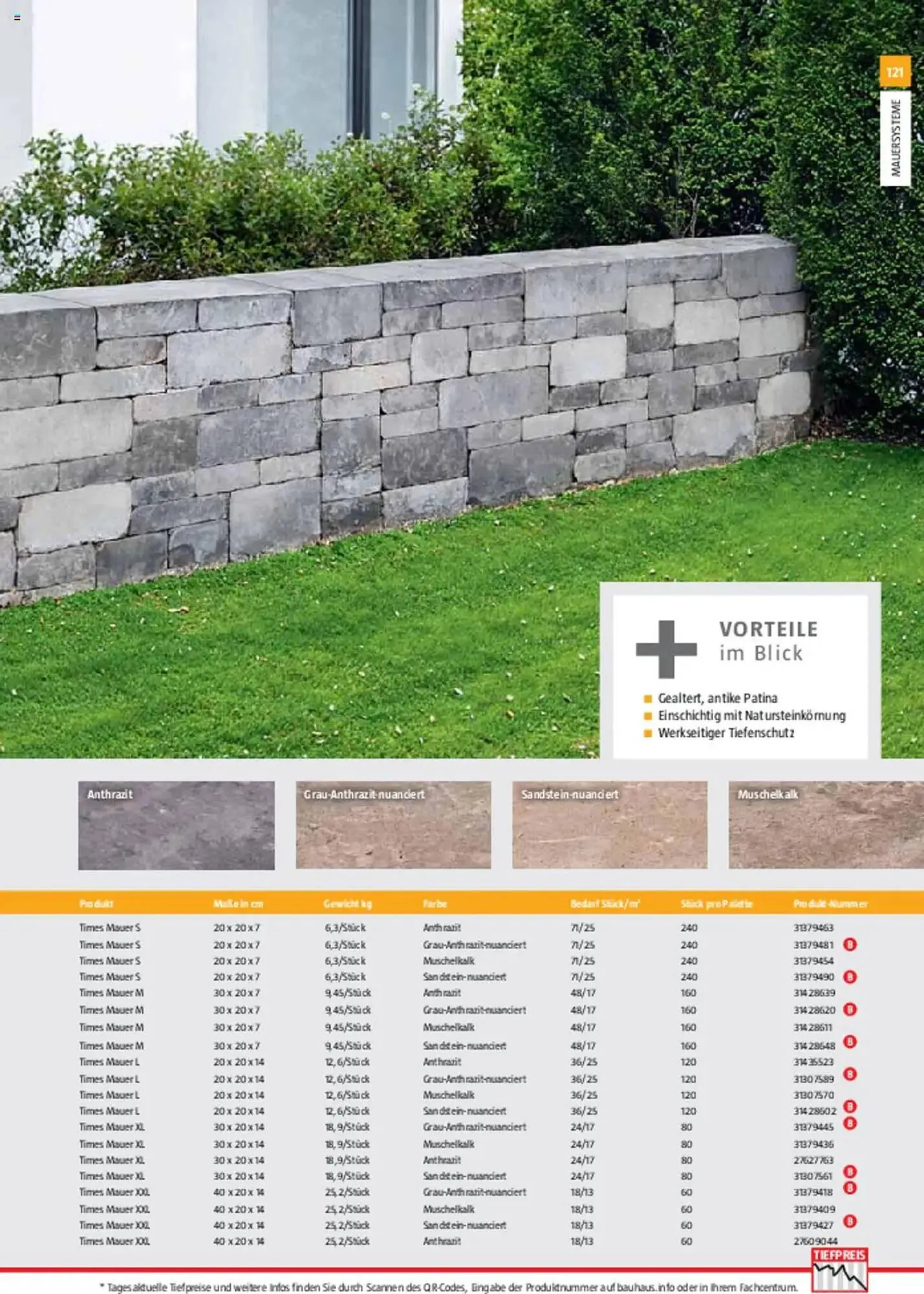 Bauhaus Prospekt von 10. März bis 30. Juni 2025 - Prospekt seite 121