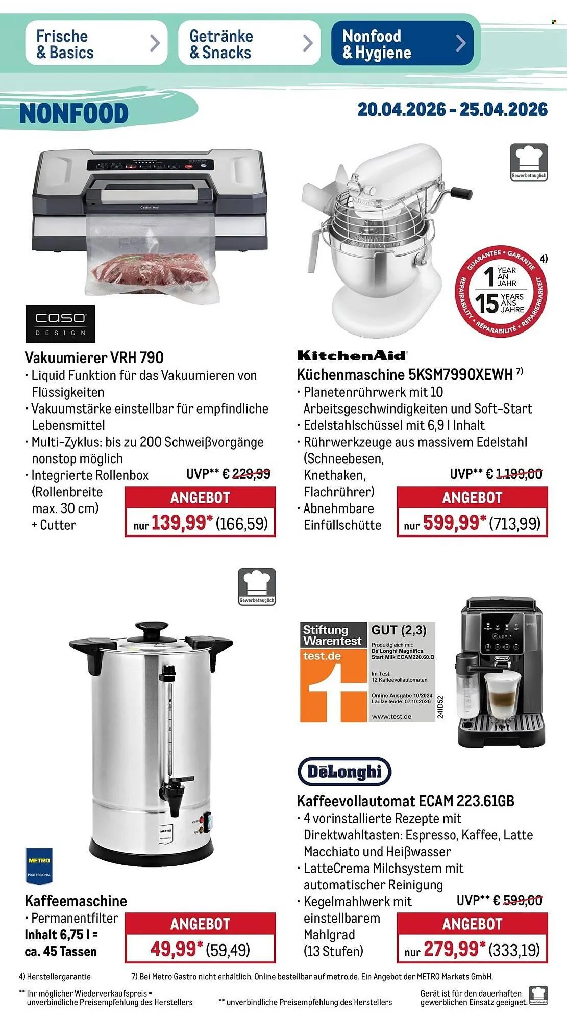 METRO Prospekt von 20. April bis 25. April 2026 - Prospekt seite 50