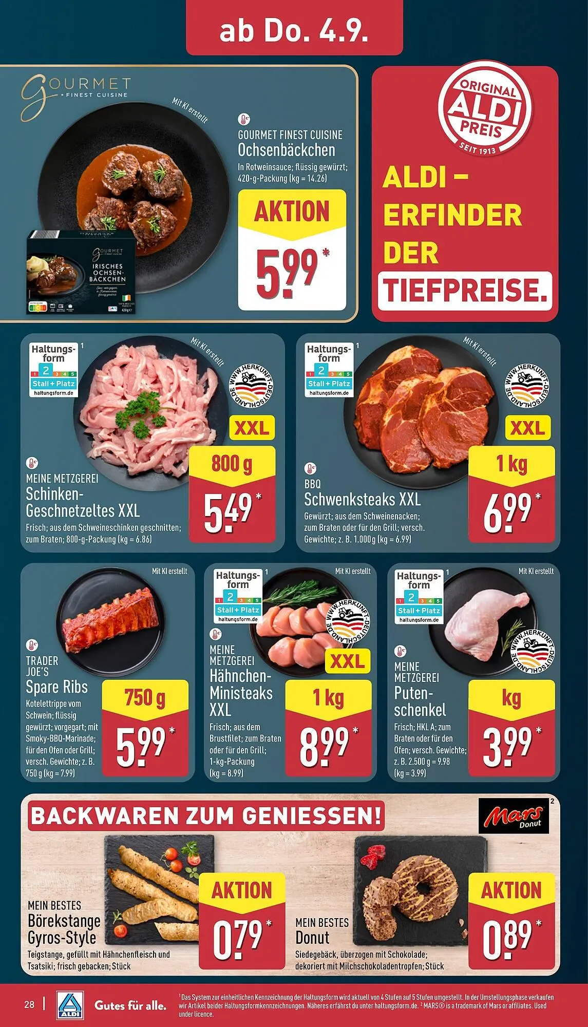 Aldi Nord Prospekt von 1. September bis 6. September 2025 - Prospekt seite 28