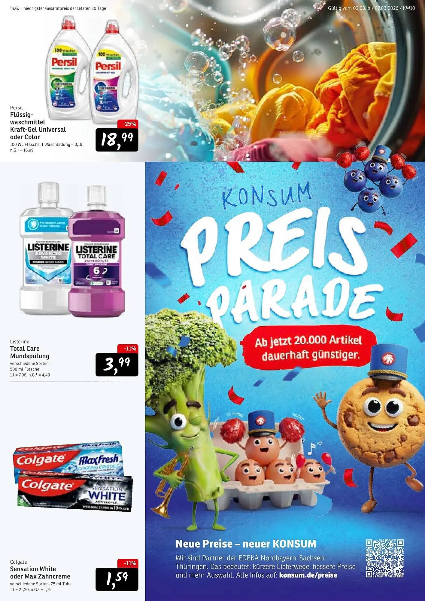 KONSUM Prospekt von 2. März bis 7. März 2026 - Prospekt seite 11