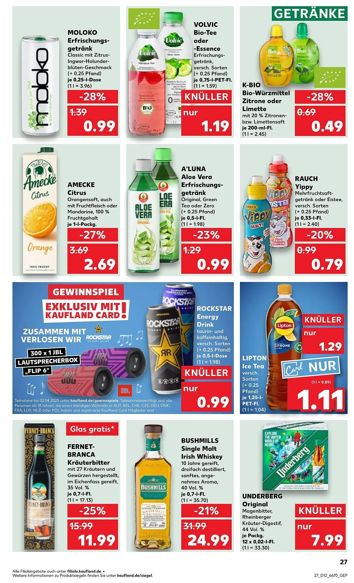 Kaufland Prospekt von 20. März bis 26. März 2025 - Prospekt seite 27
