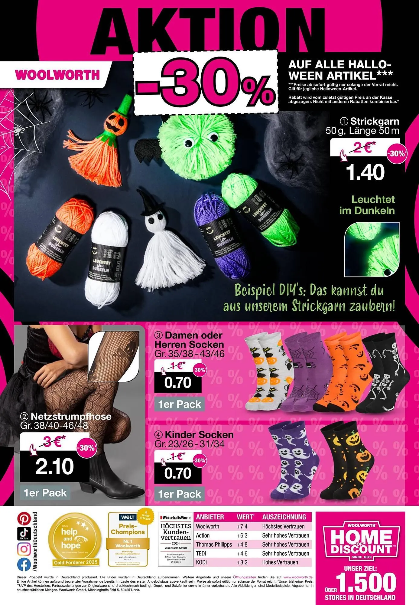 Woolworth Prospekt von 24. Oktober bis 4. November 2025 - Prospekt seite 44