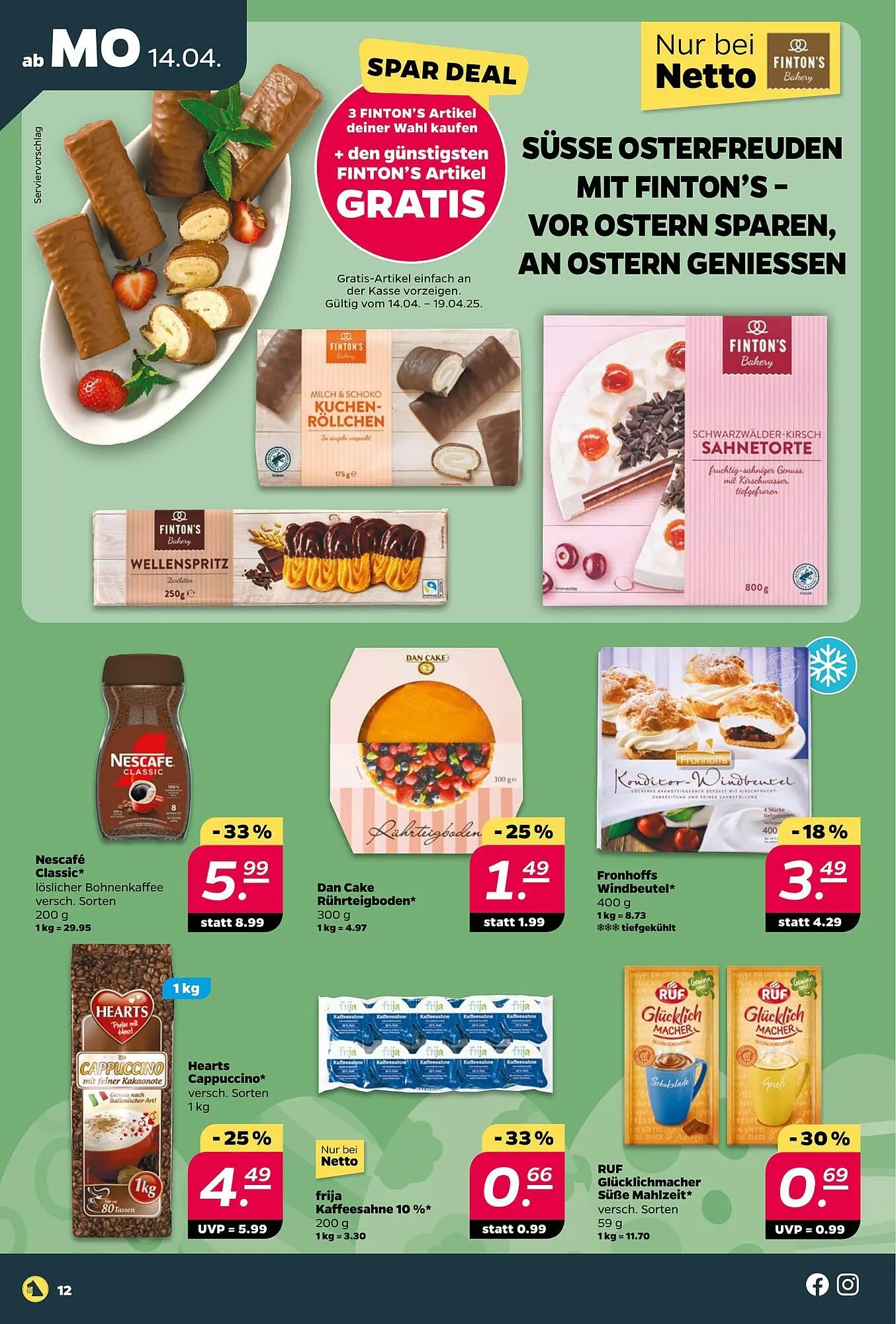 NETTO Prospekt von 14. April bis 19. April 2025 - Prospekt seite 12
