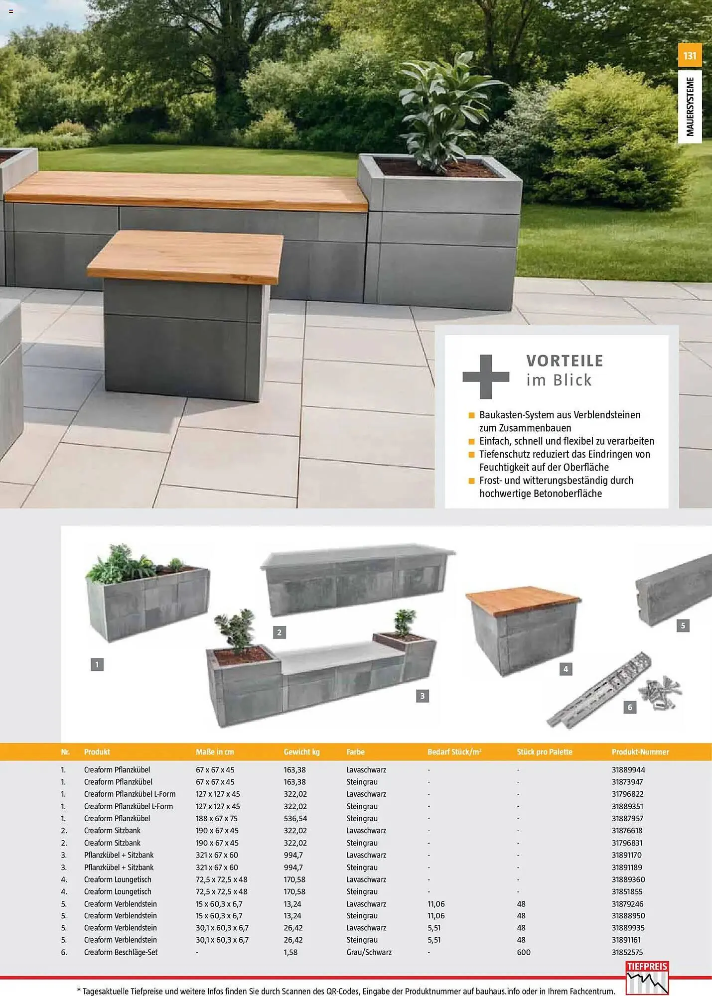 Bauhaus Prospekt von 2. März bis 30. Juni 2026 - Prospekt seite 131