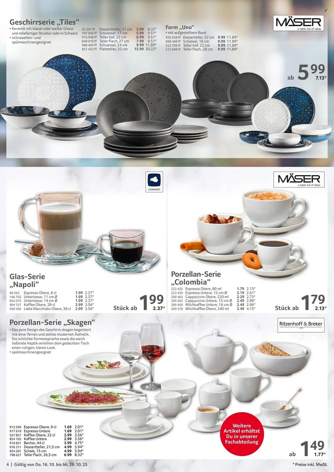 Selgros Prospekt von 16. Oktober bis 29. Oktober 2025 - Prospekt seite 4