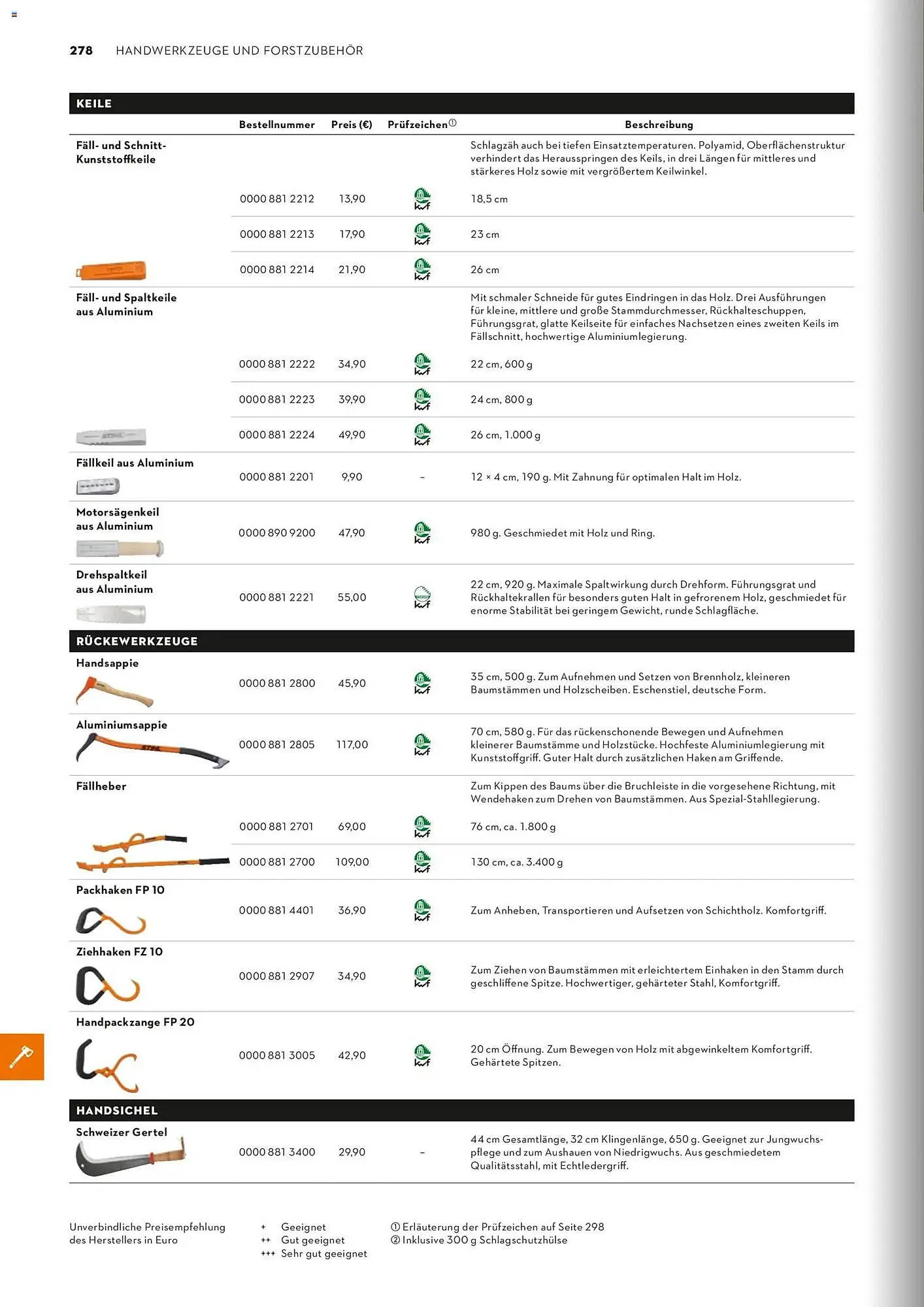 STIHL Prospekt von 1. Januar bis 31. Dezember 2026 - Prospekt seite 278