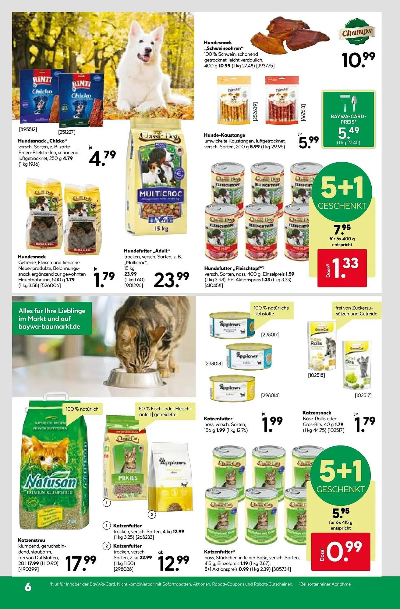 BayWa Prospekt von 3. November bis 9. November 2025 - Prospekt seite 6