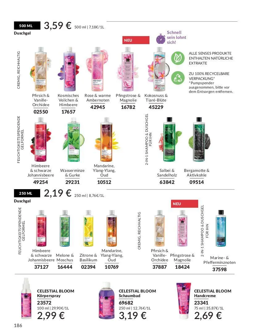 Avon Aktueller Prospekt von 9. April bis 23. April 2025 - Prospekt seite 186