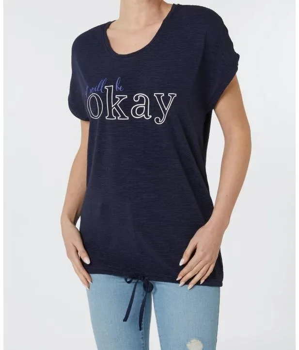 T-Shirt mit Schriftzug