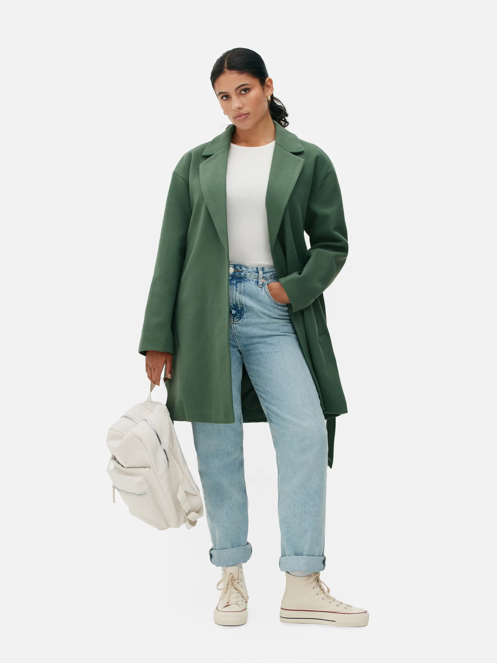 Wickelmantel mit Gürtel