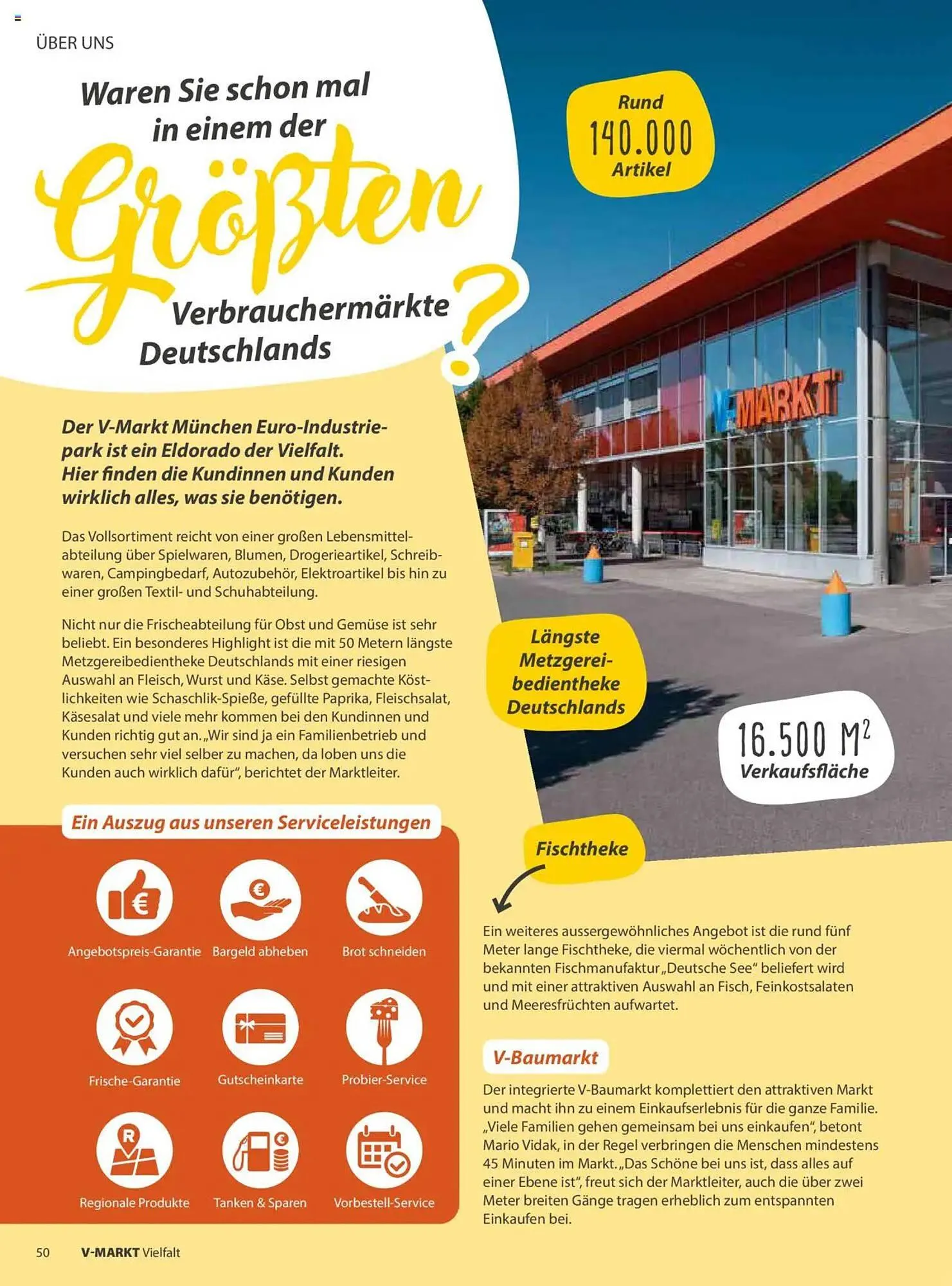 V Markt Prospekt von 1. Juli bis 31. August 2025 - Prospekt seite 50